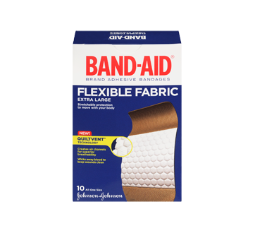 Image 3 of product Band-Aid - Flexible Fabric Adhesive Bandages Extra Large, 10 units