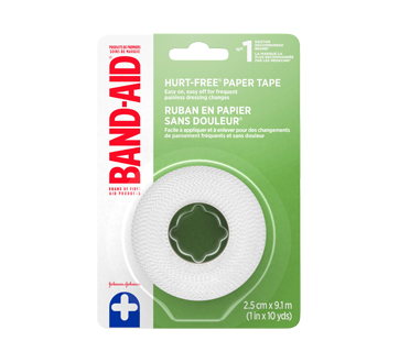 Image of product Band-Aid - First Aid Non-Irritating Paper Tape, 10 yards
