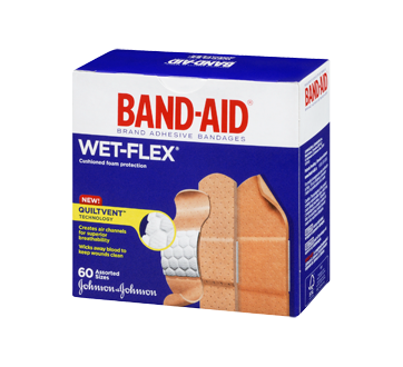 Image 1 of product Band-Aid - Wet-Flex Bandages Value Pack, 60 units