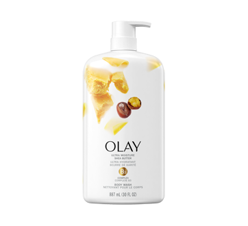 Image of product Olay - Ultra Moisture Body Wash with Shea Butter, 887 ml, Shea Butter