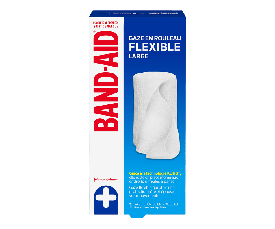 Rolled Gauze, 5 yards BandAid Wellness Jean Coutu