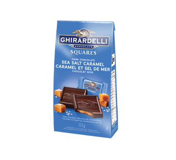 Dark Chocolate Squares, 151 g, Caramel and Sea Salt