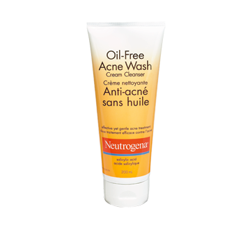 Image of product Neutrogena - Oil-Free Acne Wash Cream Cleanser, 200 ml