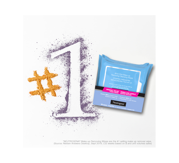 Image 3 of product Neutrogena - All-in-One Make-up Removing Cleansing Wipes, 25 units