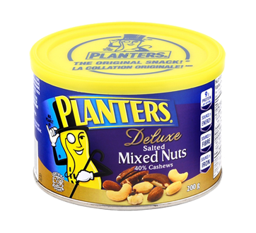 Image of product Planters - Deluxe Salted Mixed Nuts, 200 g