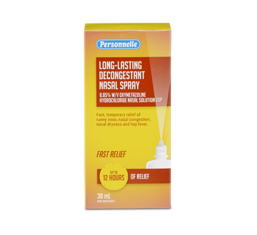 Image of product Personnelle - Long Lasting Decongestant Nasal Spray