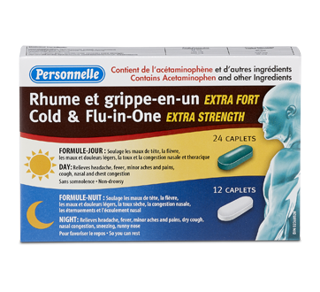 Image of product Personnelle - Cold & Flu-in-one Extra Strength, 24 + 12 units