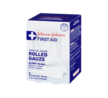 Rolled Gauze, 5 yards – Band-Aid : Bandages, Compress & Such