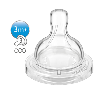 Image 2 of product Avent - Anti-Colic Nipple, 2 units, Medium Flow, 3 Months and Up