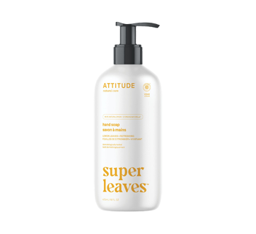 Image of product Attitude - Super Leaves Natural Hand Soap, 473 ml, Lemon Leaves