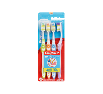 Image of product Colgate - Extra Clean Toothbrush, 4 units, Soft