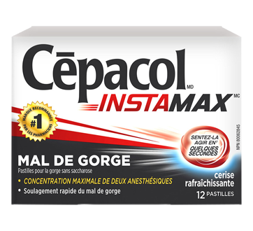 Image of product Cépacol - Sore Throat Lozenges, 12 units, Arctic Cherry