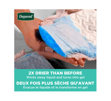 Image 4 of product Depend - Fresh Protection Women Incontinence Underwear Maximum Absorbency, Blush - Medium, 18 units