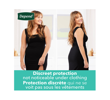 Image 6 of product Depend - Fresh Protection Women Incontinence Underwear Maximum Absorbency, Blush - Medium, 18 units