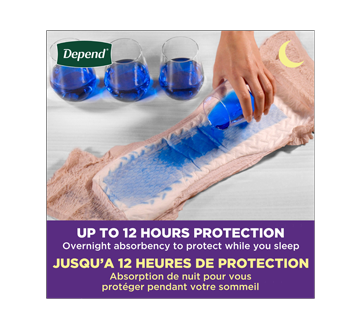 Image 2 of product Depend - Fresh Protection Women Incontinence Underwear Overnight, 15 units, Blush - Medium