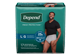 Thumbnail of product Depend - Fit-Flex Incontinence Underwear for Men, 17 units, Large, Gray