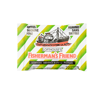 Image of product Fisherman's Friend - Citrus Sucrose Free Lozenges, 22 units