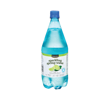 Carbonated Spring Water, 1 L, Lime