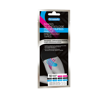Image of product Personnelle - Precut Kinesiology Tapes for Lymph Drainage/Edema, 10 units