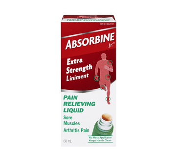 Image 2 of product Absorbine jr. - Extra Strength Liniment Pain Relieving Liquid, 60 ml