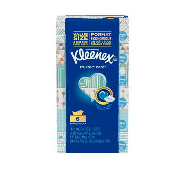 Facial Tissues, 6 x 100 units