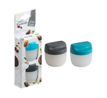 Condiment Set, 2 units, Blue & Grey