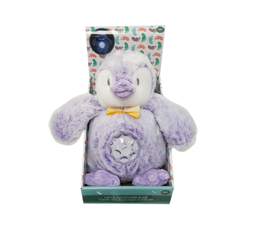 purple penguin plush