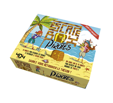 Image of product 4D4 Editions - Escape Box Pirates, 1 unit