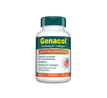 Image of product Genacol - Anti-Inflammatory with AminoLock Collagen, Turmeric Curcumin & BioPerine, 90 units