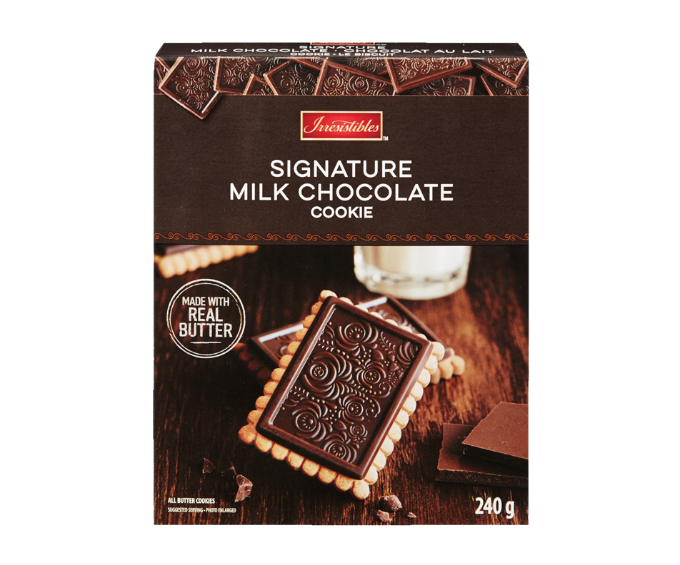 All Butter Biscuits Topped with Milk Chocolate, 240 g Irresistibles