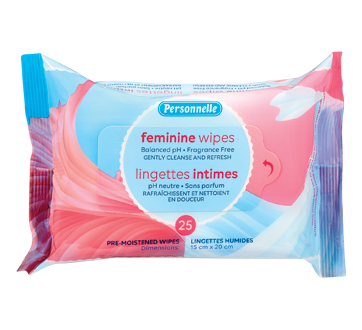 Image of product Personnelle - Feminine Wipes, 25 units