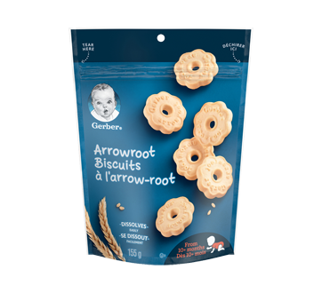 Image of product Gerber - Gerber Arrowroot Biscuits, 155 g