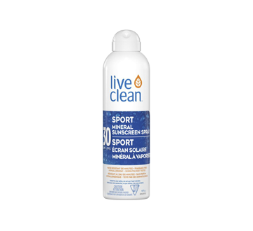 Live Clean Sport - Mineral Sunscreen Spray SPF 30, 177 g