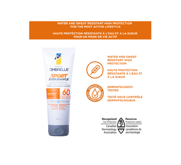 Image 2 of product Ombrelle - Sport Endurance Sunscreen, SPF 60+, 231 ml