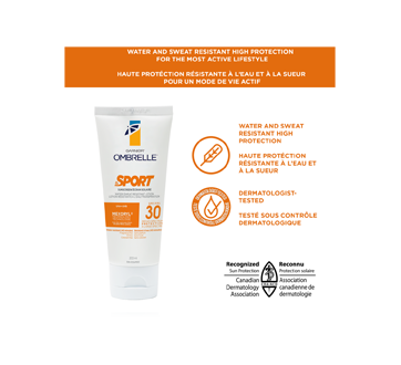 Image 2 of product Ombrelle - Sport Endurance Suncreen Lotion, SPF 30, 50 ml