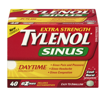 Image of product Tylenol - FaciliT extra fort comprimés sinus jour, 40 units