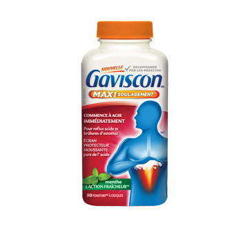 Image of product Gaviscon - Gaviscon Max Relief, 50 units, Peppermint