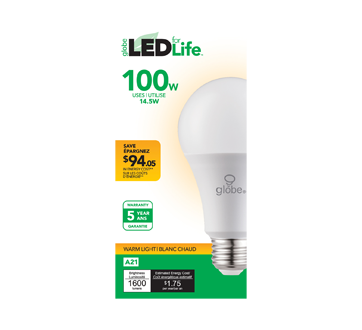 Led A21 100w Bulb 1 Unit Warm Light Led A21 100w Bulb 1 Unit Warm Light