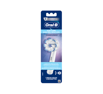 Image of product Oral-B - Gum Care Sensitive Electric Toothbrush Replacement Brush Head, 3 units