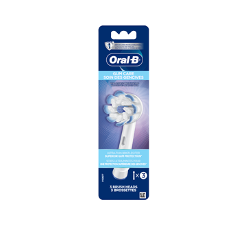Gum Care Sensitive Electric Toothbrush Replacement Brush Head, 3 units
