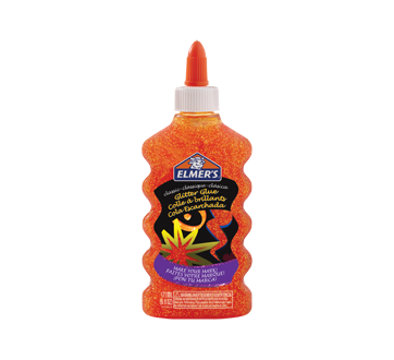 Glitter Glue, 177 ml, Orange – Elmer's