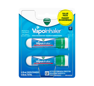 Image of product Vicks - VapoInhaler Nasal Decongestant, 0.4 ml, Menthol