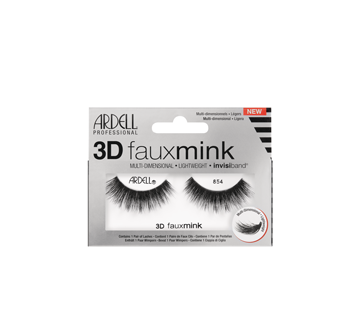 Mink 3D  False Eyelashes, 1 unit, # 854
