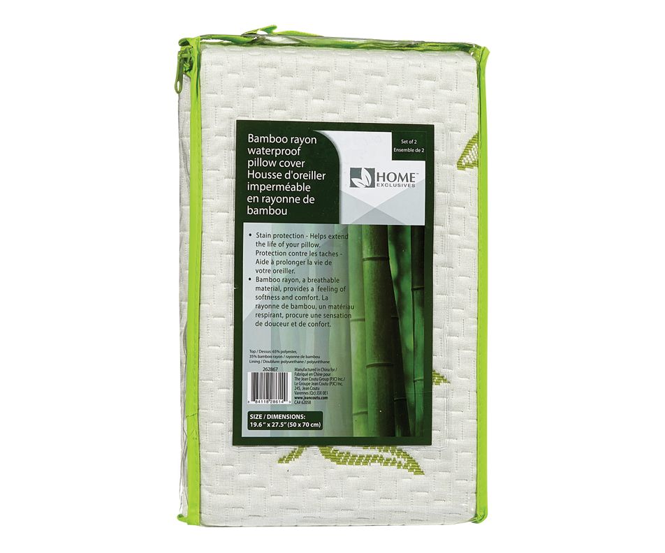 Bamboo Rayon Waterproof Pillow Cover Home Exclusives Daily Life