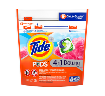 Pods Coldwater Clean Liquid Laundry Detergent Pacs, 12 units, April Fresh