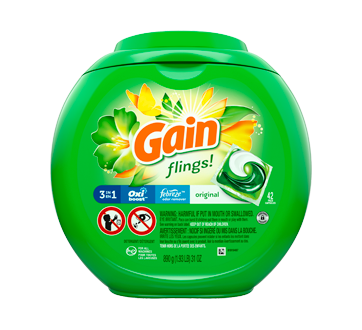 Flings! Liquid Laundry Detergent, 42 units, Original