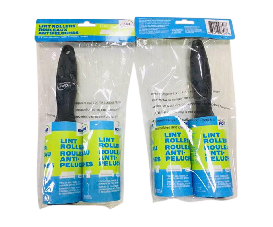 Lint Rollers, 70 Sheets Home Exclusives Broom, mop and bucket