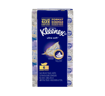 Image of product Kleenex - Ultra Soft Facial Tissues, 420 units