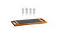 Thumbnail 2 of product Trudeau - Smiley Cheese Board Set, 6 units