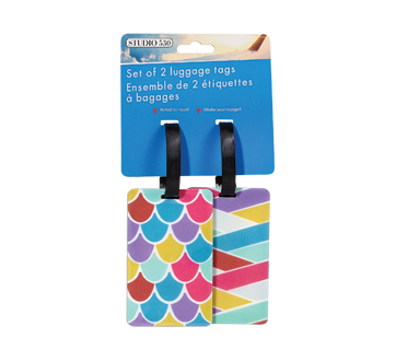 Set of 2 Luggage Tags, 2 units